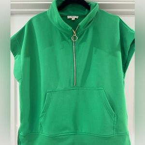 Kelly green short set